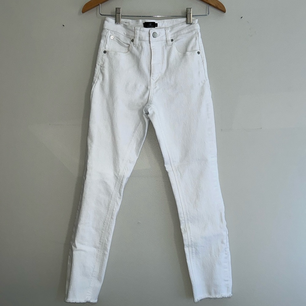 VOLCOM Girlfriend Fit High Rise Ankle Jeans
